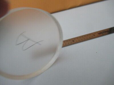 OPTICAL FLAT GLASS DIFFUSER FILTER PLANO LASER OPTICS AS PICTURED &F2-A-61