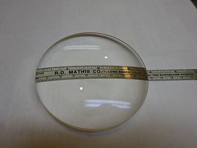 FOR PARTS OPTICAL BI CONVEX LENS [SCRATCH] OPTICS AS IS #81-18