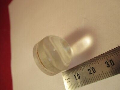 OPTICAL GLASS CONVEX LENS DOME OPTICS AS PICTURED &8-A-93