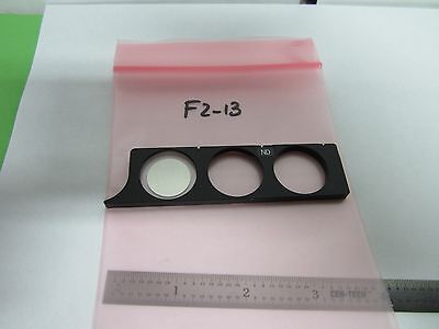 MICROSCOPE PART SLIDE FILTER NIKON ND OPTICS BIN#F2-13