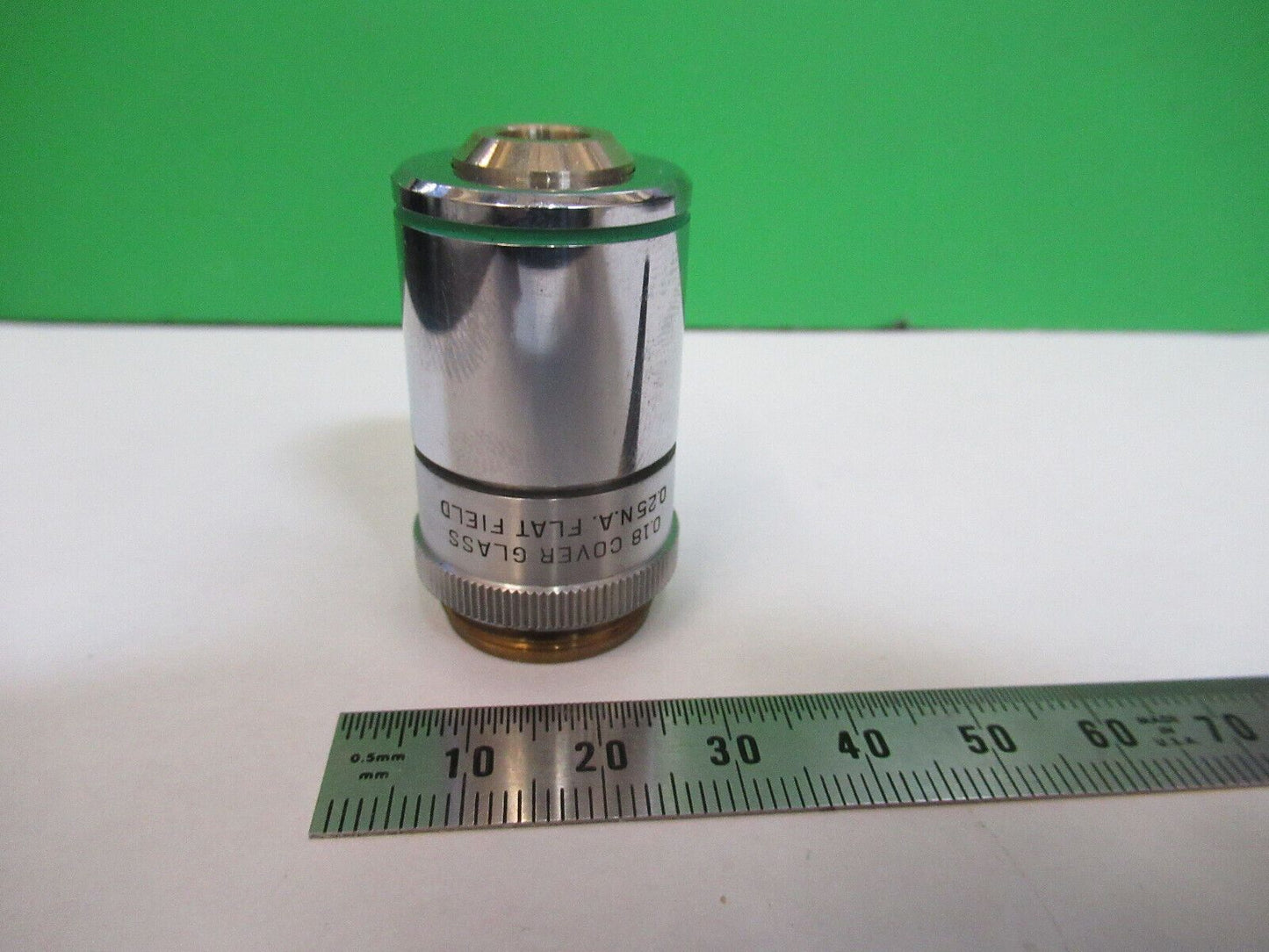 INDUSTRIAL BAUSCH LOMB OBJECTIVE 10X LENS MICROSCOPE PART AS PICTURED &Q4-A-62