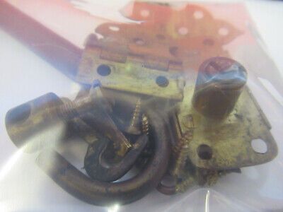 ANTIQUE BAUSCH LOMB SET LOCK HINGES HANDLES MICROSCOPE PART AS PICTURED &8Z-A-81