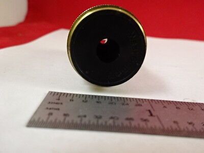 MICROSCOPE PART WILL WETZLAR GERMANY OBJECTIVE LENS 100X OPTICS AS IS B#D2-B-16