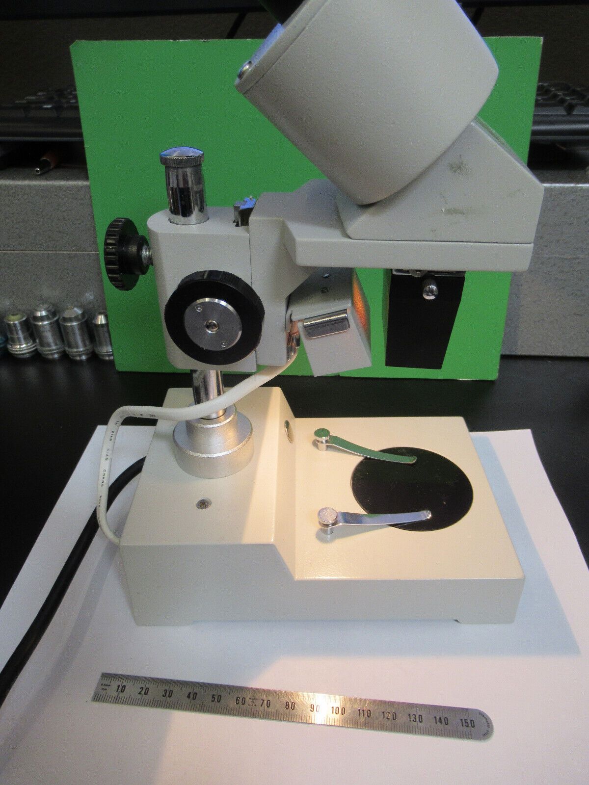 SOUTHERN PRECISION STEREO MICROSCOPE OPTICS WORKING FINE  AS PICTURED TD-3