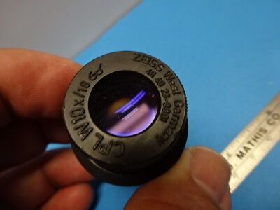 ZEISS GERMANY EYEPIECE OCULAR 464023 KPL 10X/18 MICROSCOPE PART OPTICS &90-A-07