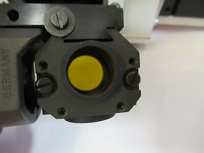 LEITZ WETZLAR VERTICAL ILLUMINATOR FLUORESCENT MICROSCOPE PART AS PIC &B1-B-98