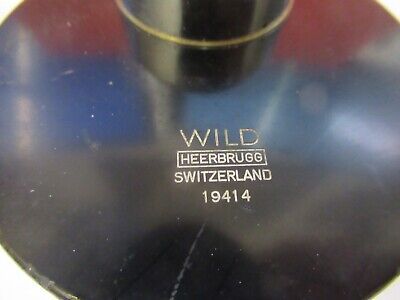 WILD SWISS M20 DARK PHASE CONDENSER OPTICS MICROSCOPE PART AS PICTURE &A9-A-120