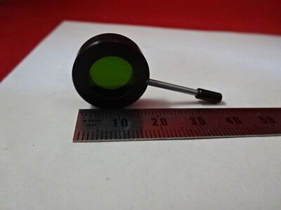 MOUNTED GREEN FILTER OPTICAL OPTICS AS PICTURED &AM-A-12