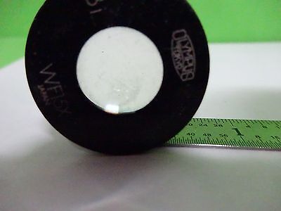 MICROSCOPE PART EYEPIECE OLYMPUS JAPAN WF15X OPTICS AS IS BIN#W8-71