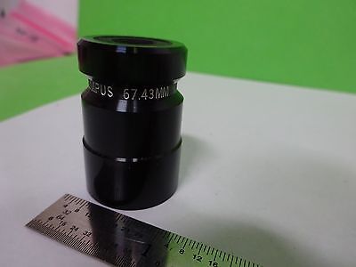 OPTICAL LENS OLYMPUS JAPAN 67.43 mm OPTICS AS IS BIN#Y3-21