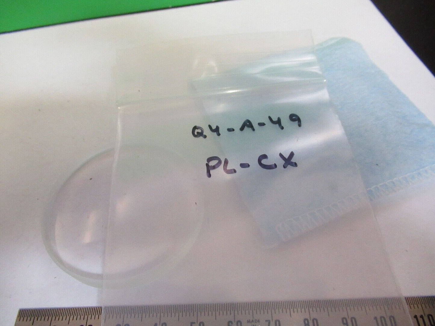 OPTICAL PL-CX PLANO CONVEX LENS LASER OPTICS AS PICTURED &Q4-A-49