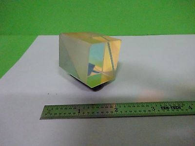 OPTICAL MOUNTED BEAM SPLITTER COATED CUBE LASER OPTICS #W8-03