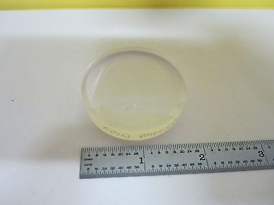 OPTICAL PLANO CONVEX LENS MIL SPEC LASER OPTICS  AS IS BIN#U5-25