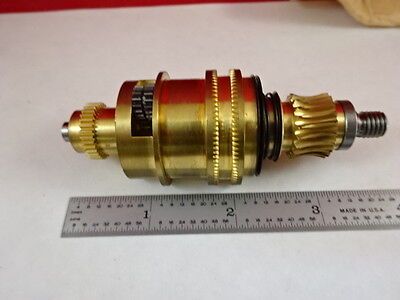 MICROSCOPE PART GERMANY LEITZ BRASS MECHANISM AS IS BIN#P1-C-10