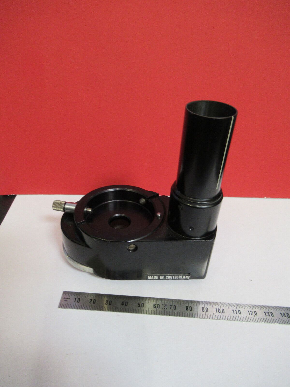 WILD HEERBRUGG SWISS M20 TRINOCULAR HEAD ADAPTER MICROSCOPE PART OPTICS Q2-72