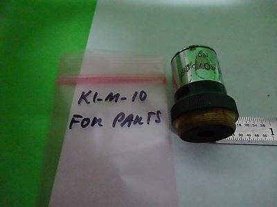 FOR PARTS MICROSCOPE KYOWA M40 OBJECTIVE  JAPAN OPTICS BIN#K1-M-10