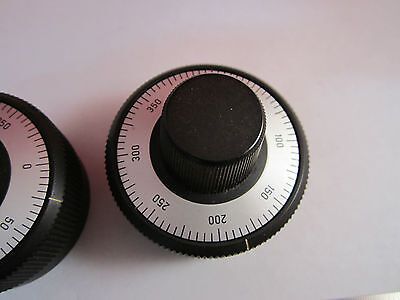 LOT 2 EA OPTICAL MICROSCOPE PART KNOBS ZEISS GERMANY OPTICS BIN#8Z