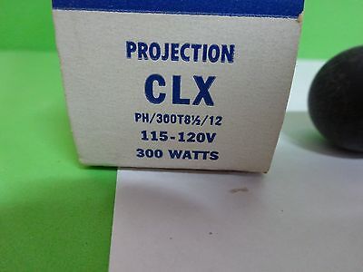 ONE MICROSCOPE LAMP BULB CLX 300W 120V boxed AS IS BIN#V9