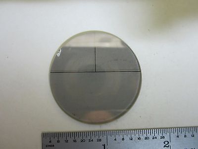 MICROSCOPE PART OPTICAL TARGET FILTER OPTICS AS IS BIN#U2-B-15