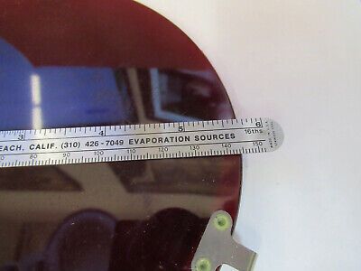 OPTICAL HUGE PLASTIC FILTER RED PLATE OPTICS AS PICTURED &A7-B-29