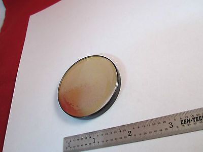 VINTAGE MICROSCOPE MIRROR AS IS VERY OLD ONE SIDE IS FINE OPTICS BIN#8X-19