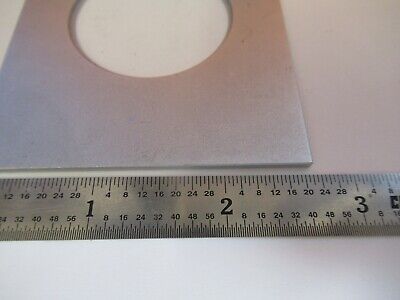 ZEISS GERMANY STAGE PIECE PLATE MICROSCOPE PART AS PICTURED &8C-A-96