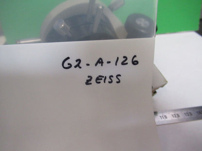 CARL ZEISS GERMANY CONDENSER HOLDER ASSEMB MICROSCOPE PART AS PICTURED &G2-A-126