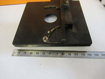 ANTIQUE ERNST LEITZ STAGE XY TABLE GERMANY MICROSCOPE PART AS PICTURED 8Y-A-53