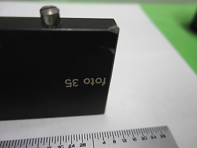 MICROSCOPE PART ZEISS GERMANY FOTO 35 SLIDE 471781 NICE OPTICS BIN#Q4-R-15