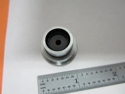 MICROSCOPE PART OBJECTIVE HERTEL KASSEL 4X OPTICS AS IS BIN#K9-47-A