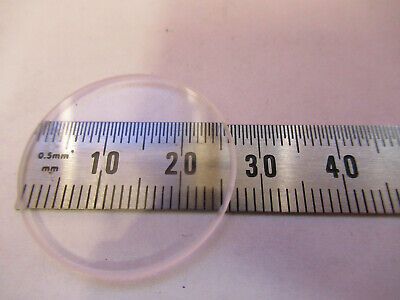 OPTICAL GLASS 27mm diameter 1.5mm thk ROUND WINDOW OPTICS AS PICTURED #82-A-24