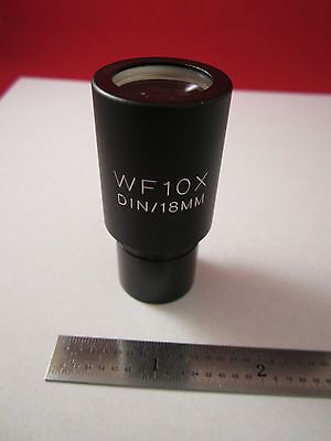 LEICA LEITZ OPTICAL MICROSCOPE PART EYEPIECE WF10X DIN-18 mm  OPTICS BIN#ERGOLUX