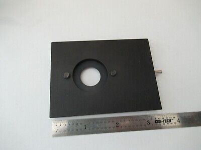 OLYMPUS JAPAN EMPTY LENS FILTER HOLDER MICROSCOPE PART AS PICTURED &F3-A-48