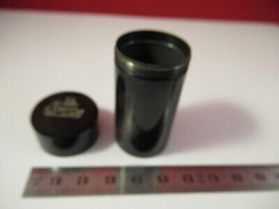 LEITZ GERMANY EMPTY OBJECTIVE CONTAINER 6L MICROSCOPE PART AS PICTURED &8-B-55