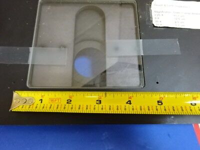 BAUSCH LOMB 312760 STAGE TABLE SPECIMEN MICROMETER MICROSCOPE PART AS IS #21-BL