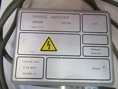 KISTLER 5014A CHARGE AMPLIFIER PIEZOELECTRIC SENSOR FORCE PRESSURE VIBE &8Z-A-51