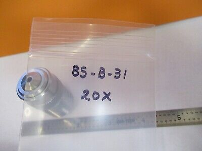 LEITZ GERMANY OBJECTIVE 20X /160 MICROSCOPE PART OPTICS AS PICTURED &85-B-31