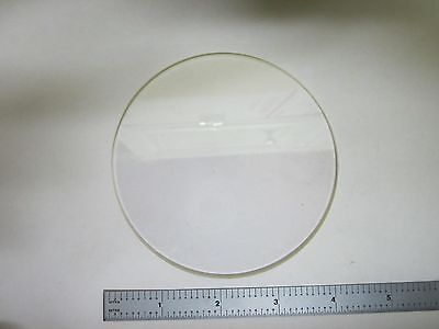 MICROSCOPE PART GLASS STAGE SPECIMEN TABLE OPTICS AS IS BIN#U7-06