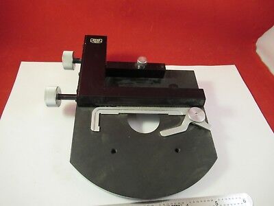 CARL ZEISS GERMANY STAGE TABLE MICROMETER MICROSCOPE PART &92-A-15