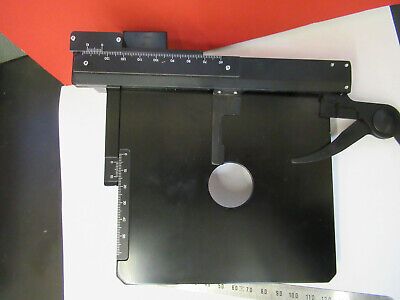 SUPERB BAUSCH LOMB XY STAGE TABLE PERFECT MICROSCOPE PART AS PICTURED &8Z-A-65