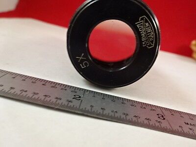 MIKROSKOPTEIL Okular Okular 5x SHIMADZU JAPAN OPTICS AS IS BIN#P1-C-28