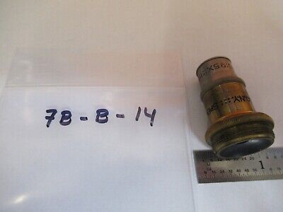 ANTIQUE BRASS SPENCER 95X OBJECTIVE MICROSCOPE PART AS PICTURED &7B-B-14