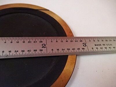 BRASS PLATE STAGE METALLOGRAPH MICROSCOPE PART &33-A-117