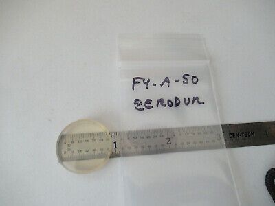 OPTICAL FLAT ZERODUR POLISHED BLANK LENS LASER OPTICS AS PICTURED &F4-A-50