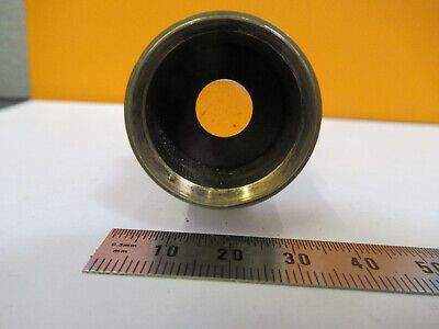 ANTIQUE BAUSCH LOMB  TUBUS BRASS MICROSCOPE PART OPTICS AS PICTURED &F9-A-62