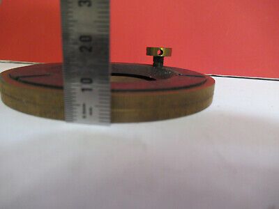 ANTIQUE BAUSCH LOMB RARE STAGE POL TABLE MICROSCOPE PART AS PICTURED #dB7-A-23