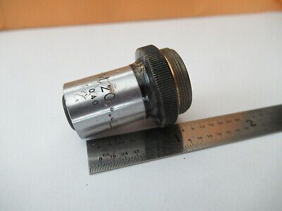 NIKON JAPAN M20 METALLOGRAPH OBJECTIVE LENS MICROSCOPE PART AS PICTURED F5-A-153