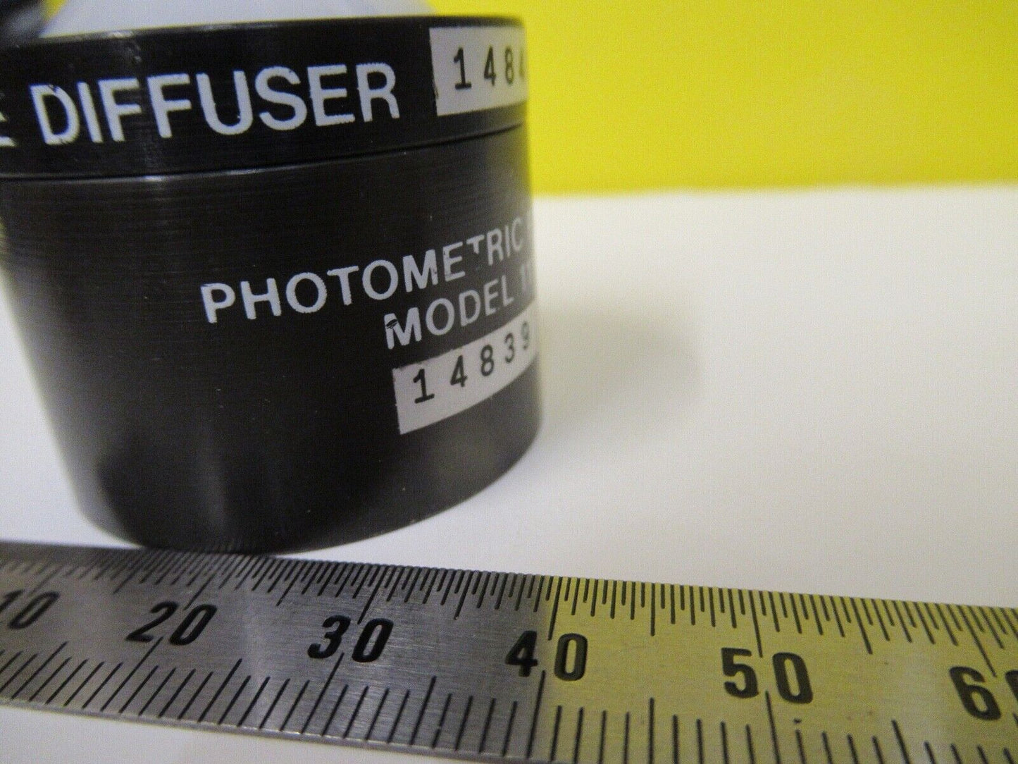 OPTICAL PHOTOMETRIC FILTER COSINE DIFFUSER UNITED TECH AS PICTURED &83-B-53