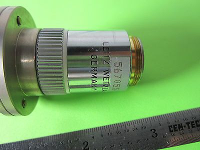 MICROSCOPE OBJECTIVE LEITZ KLA TENCOR FLUOTAR 100X INFINITY OPTICS #R5-FT02