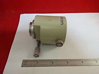 NIKON JAPAN CAMERA ADAPTER OPTICS MICROSCOPE PART AS PICTURED &86-80